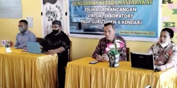 Guru SMKN 6 Kendari Diberi Edukasi Perancangan Virtual Lab