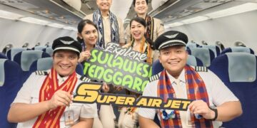 Super Air Jet kini terbang langsung Kendari-Jakarta. Foto: Danang