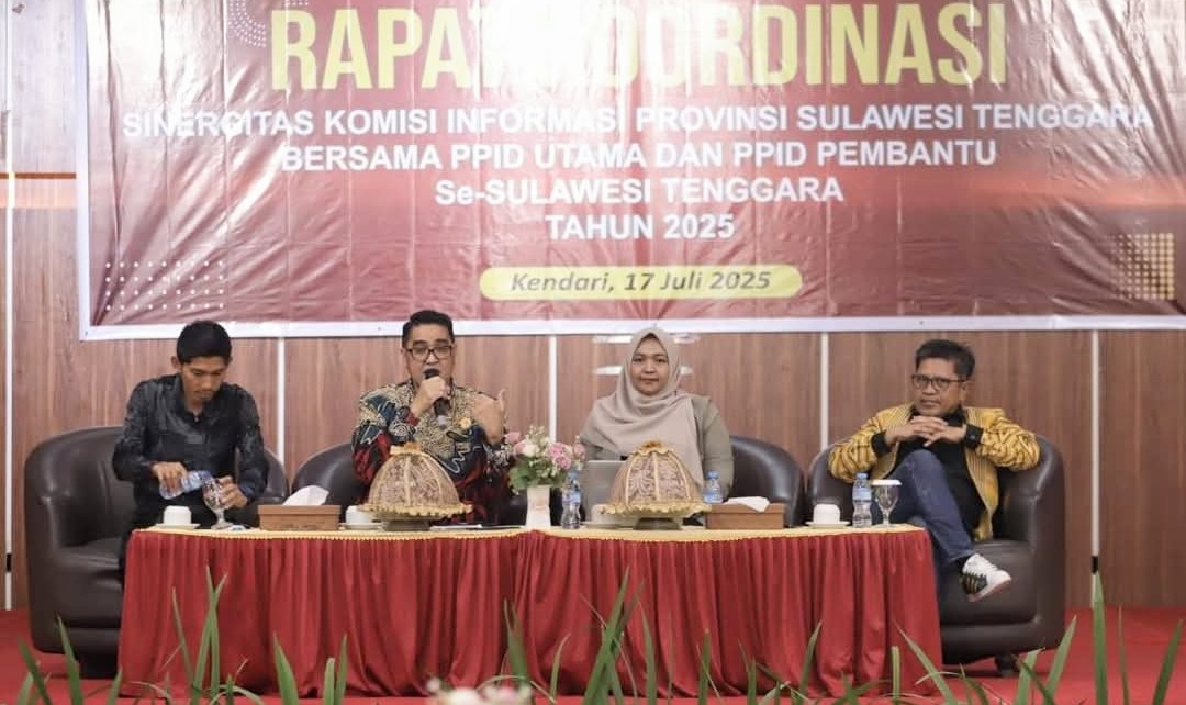 Pemprov Sultra komitmen perkuat sinergi tata kelola informasi publik. Foto: Ist