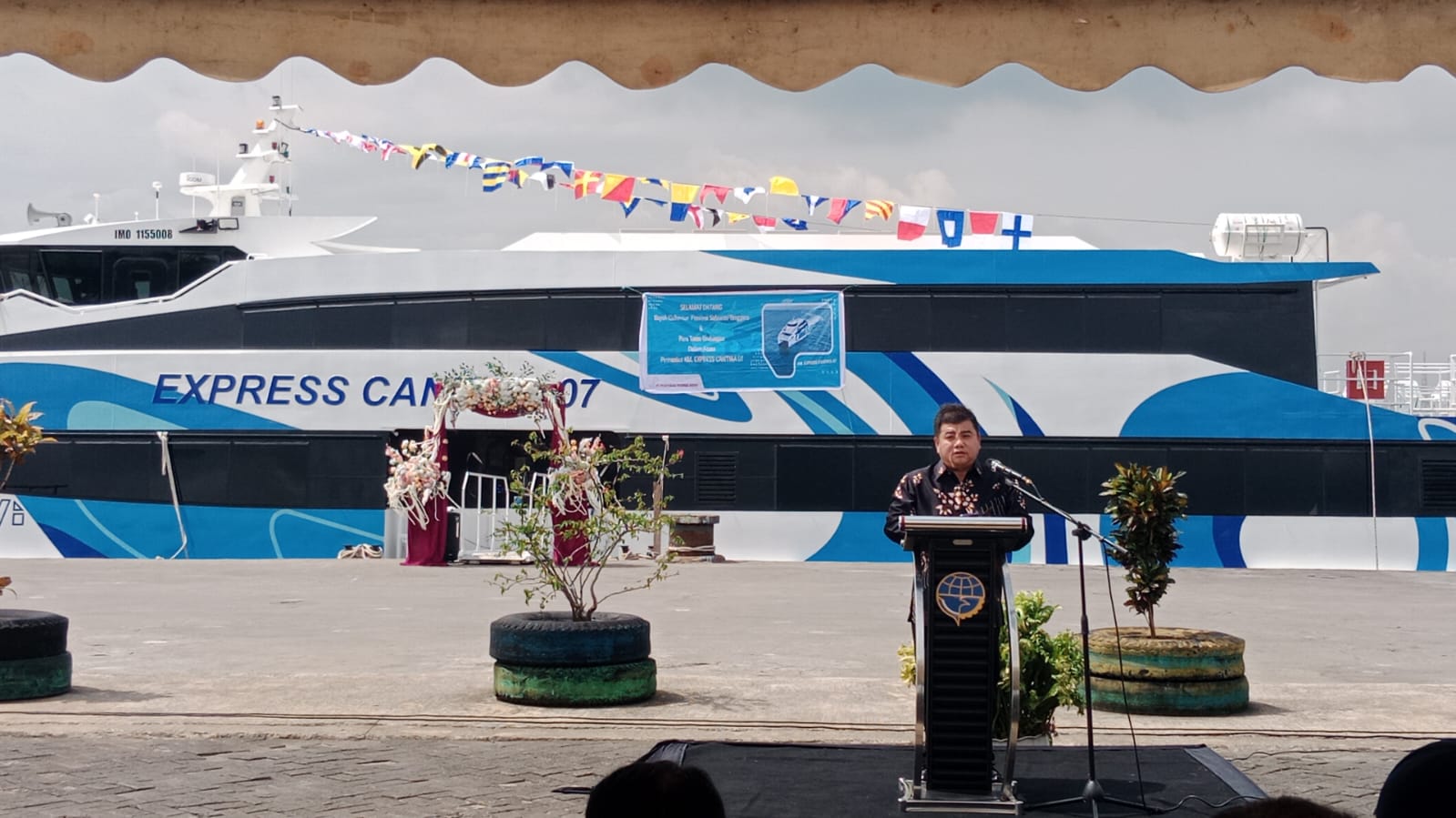 Peresmian Express Cantika 07 di Pelabuhan Kendari. Foto: Ist